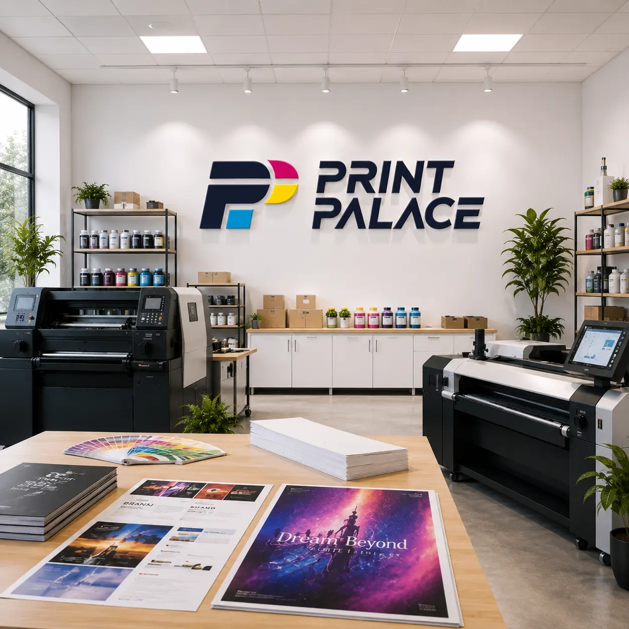 Print Palace workshop and production floor